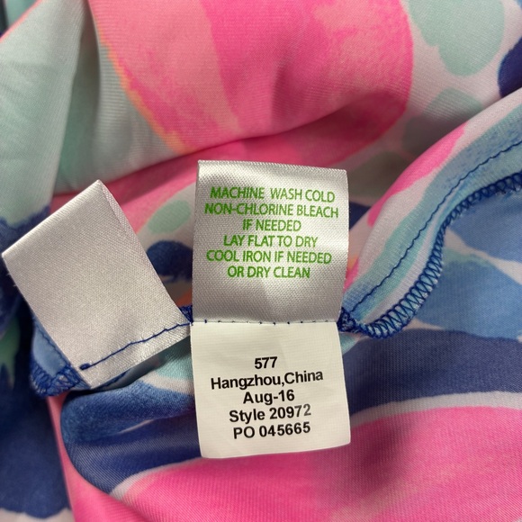 Lilly Pulitzer Ocean Jewels Smocked Strapless Midi Dress - Picture 12 of 12